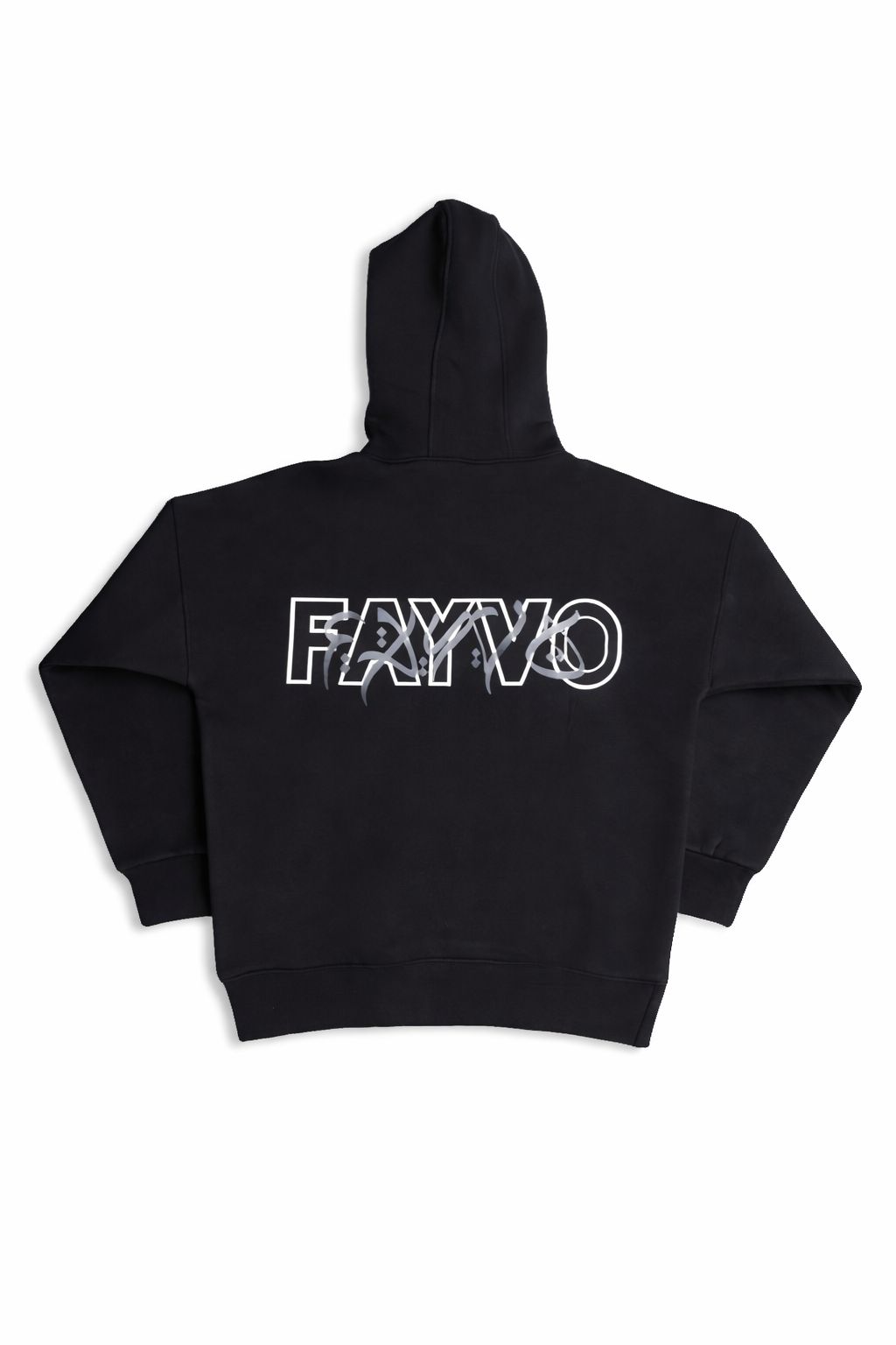 FAYVO Black Hoodie – Signature Edition