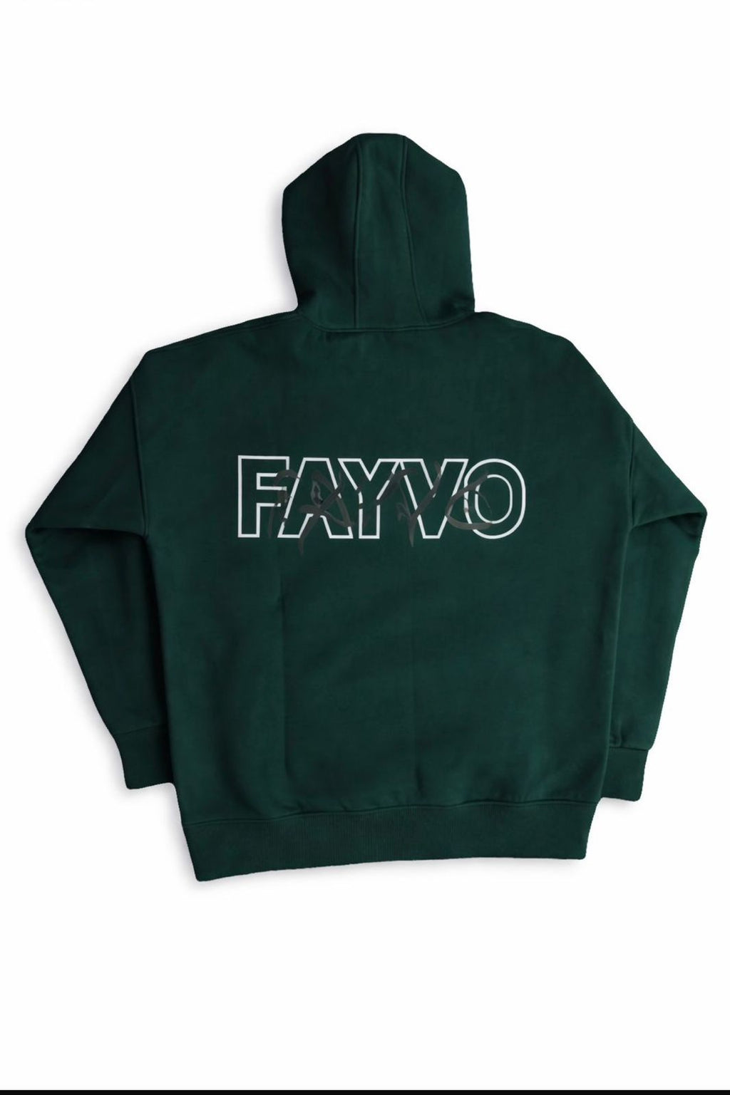 FAYVO Dark Green Hoodie – Signature Edition