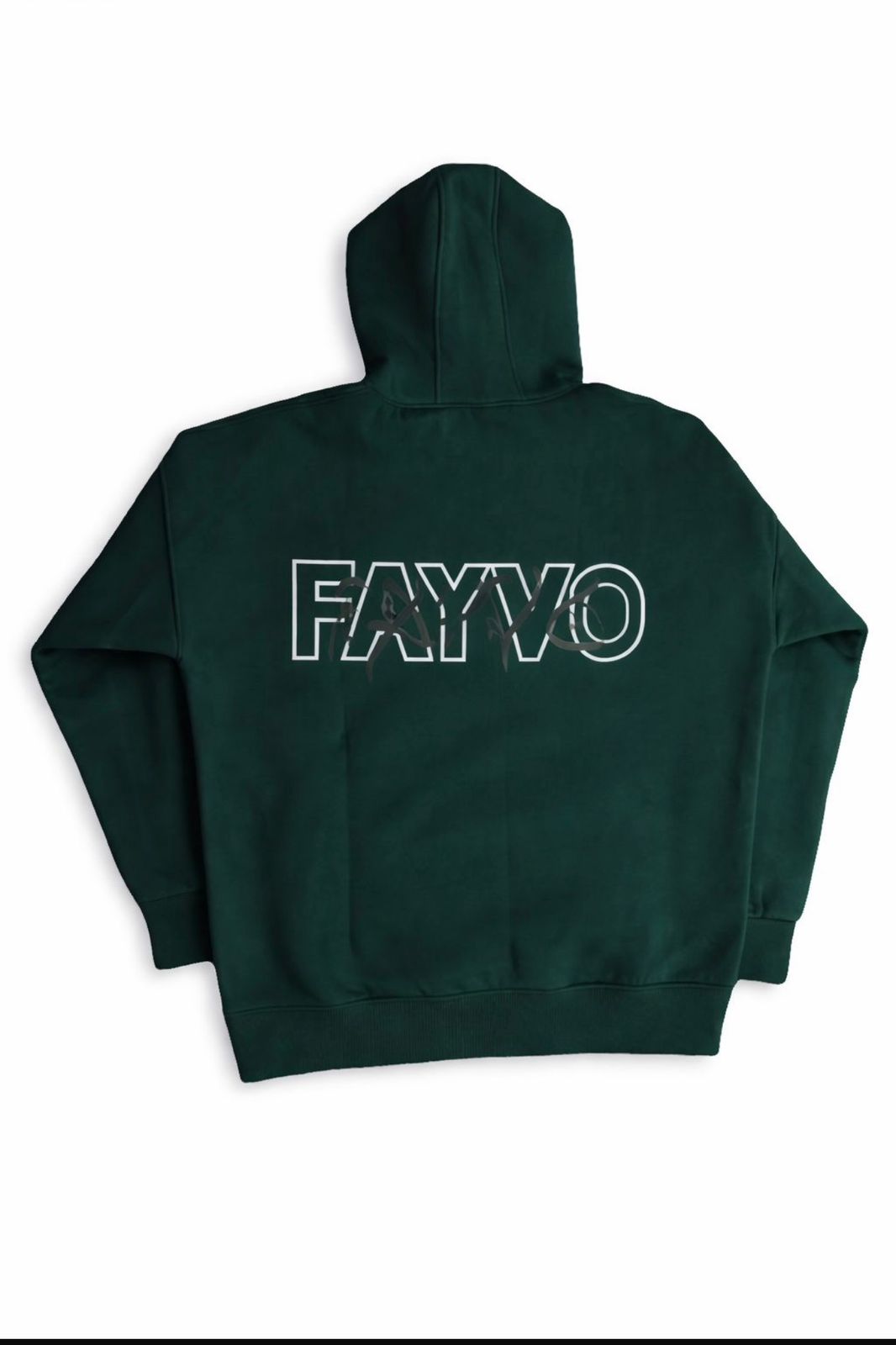 FAYVO Dark Green Hoodie – Signature Edition
