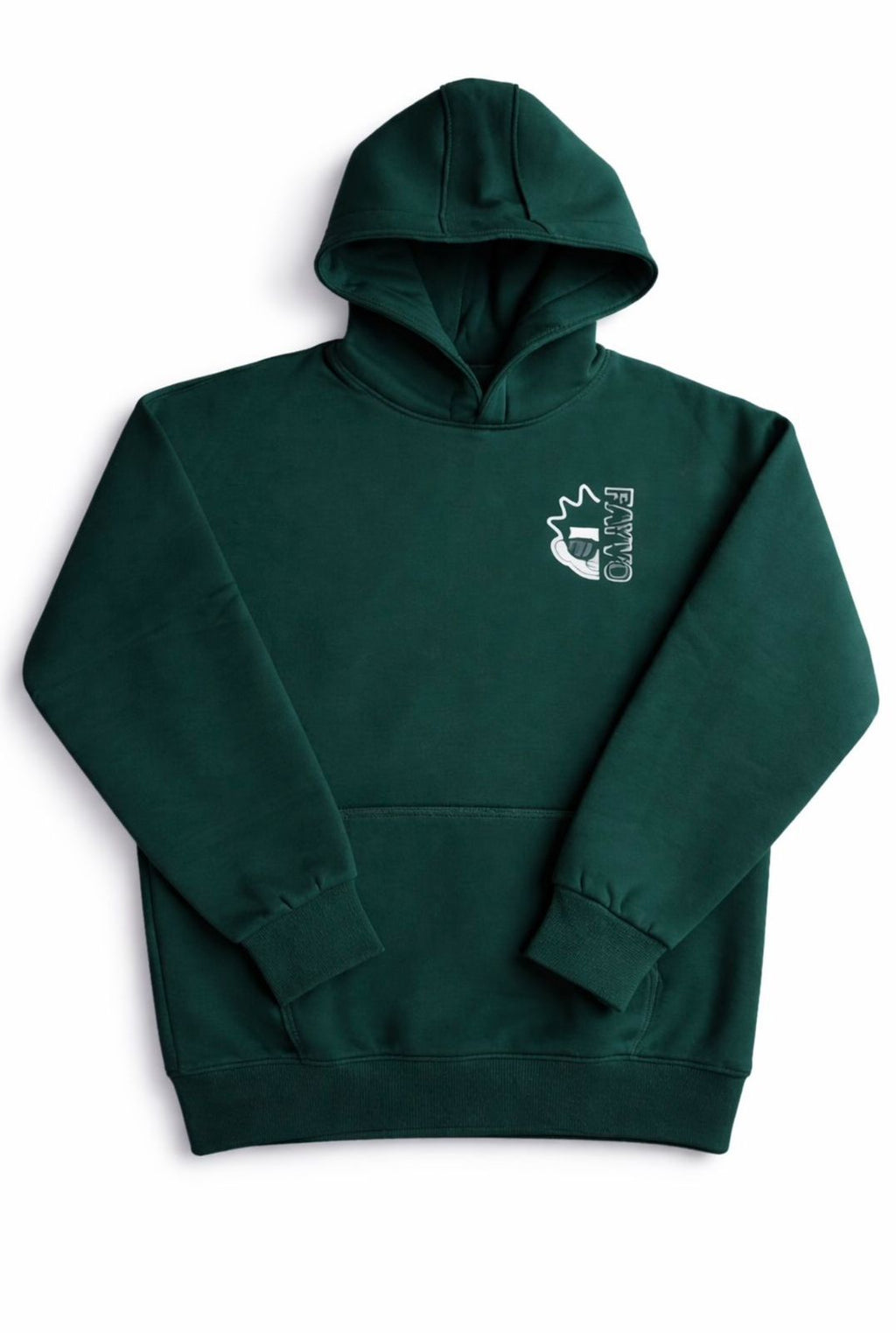 FAYVO Dark Green Hoodie – Signature Edition